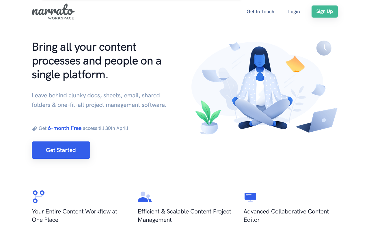 Narrato Workspace - Content Workflow & Project Management Software